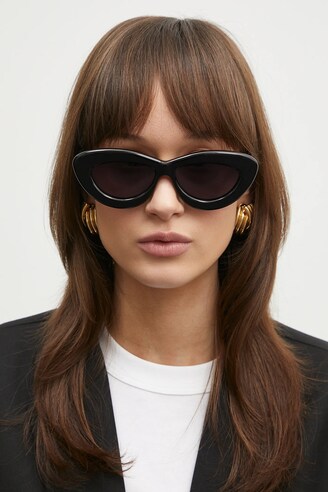 サングラス Alba Sunglasses - ANINE BING - Acetate - Black Anine Bing Alba Sunglasses | Black – ingla concept store