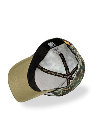 Berretto Capslab Verde E Nero, Unisex, In Cotone E Poliestere, Lavaggio A Mano, Look Streetwear Moderno