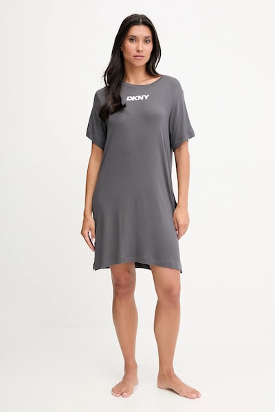 DKNY νυχτικό γυναικείο από βισκόζη γκρί YI30092