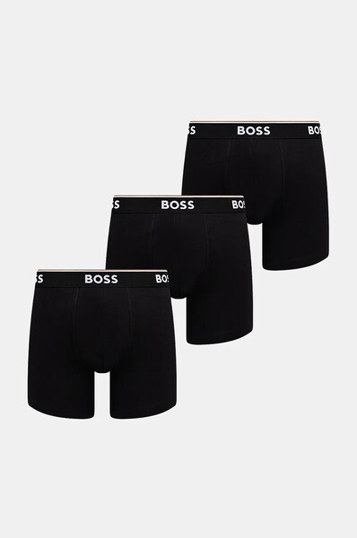 Боксери BOSS 3-pack BoxerBr 3P Power колір чорний