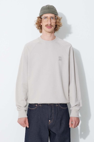 Βαμβακερή μπλούζα Filling Pieces χρώμα: γκρι