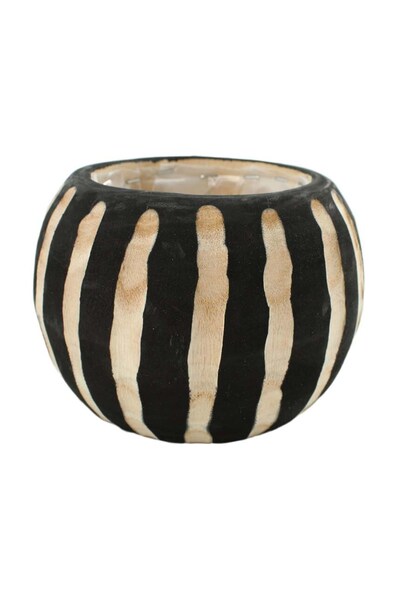 Inne Горщик Inne home & lifestyle 18 x 12 cm. колір чорний