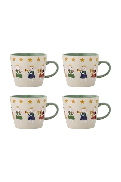 Святковий з фаянсу 4 шт. Bloomingville Peo 300 ml