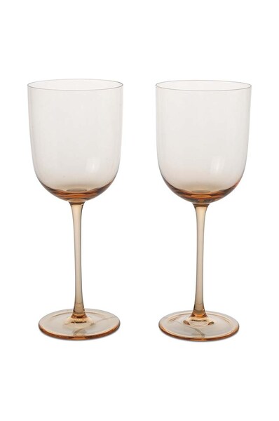 Келих для вина Ferm Living Host Red Wine 360 ml 2-pack колір бежевий