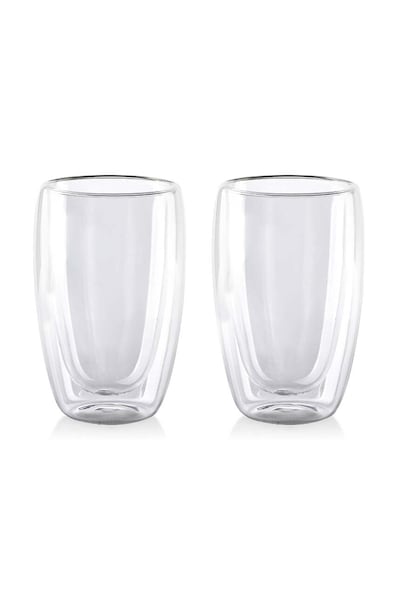 Komplet kozarcev Affek Design Peter 450 ml 2-pack prozorna barva