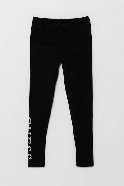 Guess gyerek legging fekete, nyomott mintás, K3YB01 J1314
