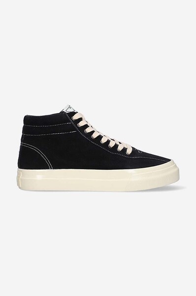 Замшеві кеди Stepney Workers Club Varden Suede колір чорний