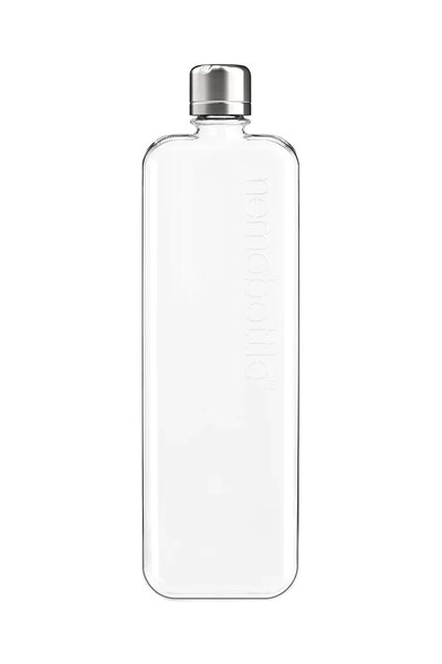 Пляшка для води memobottle Original Slim 450 ml колір прозорий