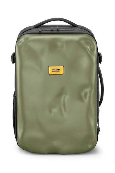 Batoh Crash Baggage ICONIC 46x32x20 cm černá barva, velký, hladký, CB310
