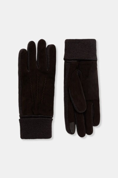 Рукавички Barbour колір чорний