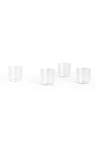 Komplet kozarcev HAY Angle 230 ml 4-pack prozorna barva