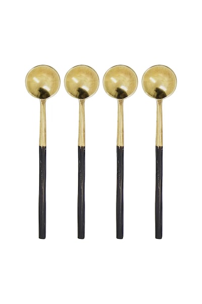 Set žličica House Doctor HDSpoon 11,5 cm 4-pack boja: žuta