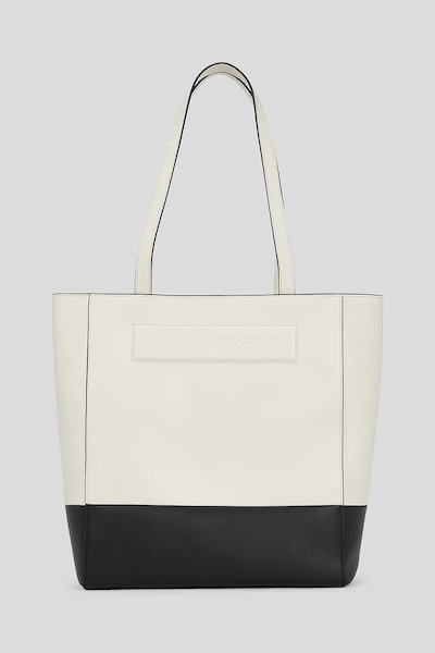 Шкіряна сумочка Karl Lagerfeld IKON/K колір білий A3W30184