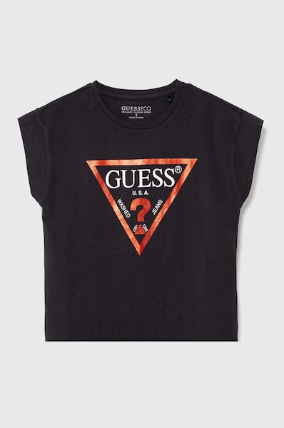 Guess gyerek póló fekete, J81I15 J1311