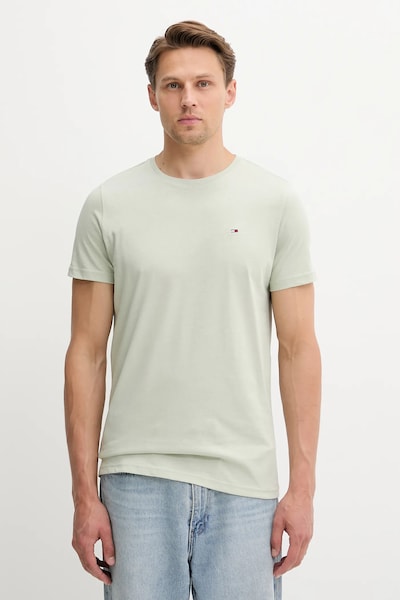 Tommy Jeans majica muška pamukna zelena DM0DM04411