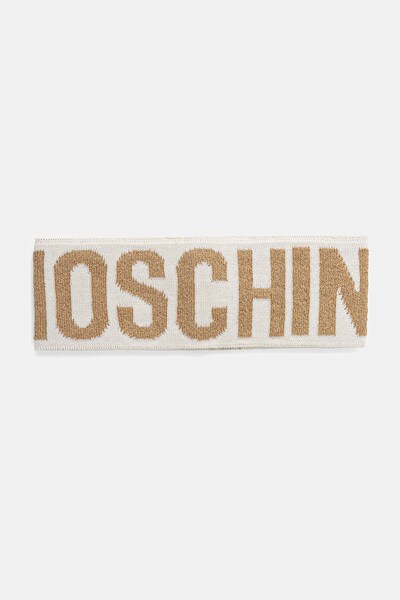 Вовняна пов'язка Moschino колір чорний