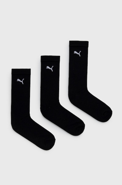 Чорапи Puma (3 чифта) 907940 (3-pack) Sport Crew в черно 907940