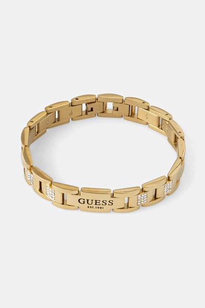 Браслет чоловічий з нержавіючої сталі з кристалом Guess
