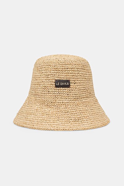 Солом'яний капелюх жіночий LE SH KA headwear колір бежевий