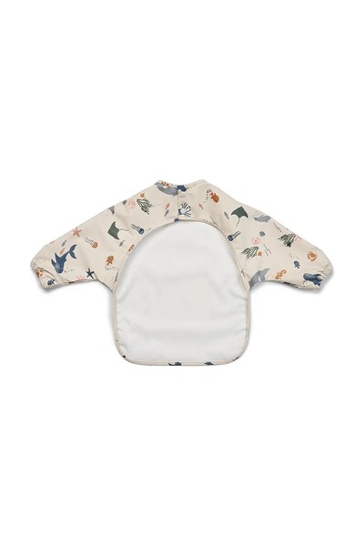 Слинявчик дитячий Liewood Merle Printed Cape Bib колір бежевий