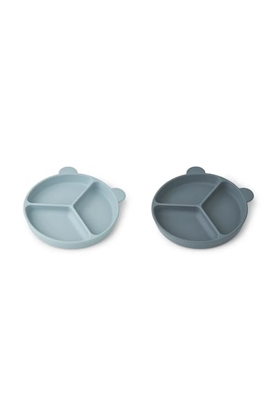 Набор тарелок Liewood Stacy Divider Suction Plate 2-Pack 2 шт LW15122