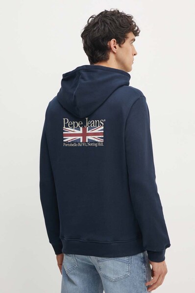 Бавовняна кофта Pepe Jeans SEDRIC P колір синій