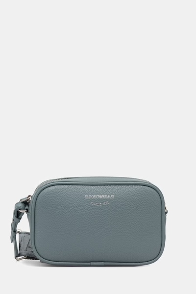 Emporio Armani crossbody torba za žene od imitacije kože tirkizna EW000537 AF12036