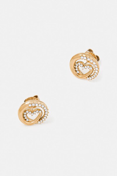 Сережки жіночі з нержавіючої сталі Guess ICONIQUE колір золотий