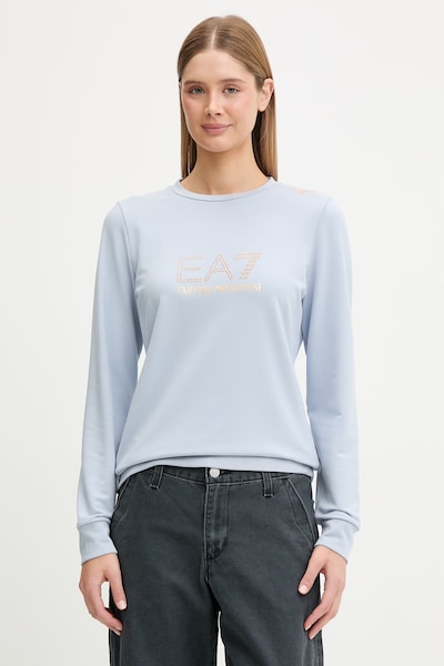 EA7 Emporio Armani μπλούζα γυναικεία με βισκόζη μπλε TJ9RZ.8NTM45