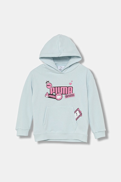Puma gyerek felső nyomott mintás, kapucnis, 632387