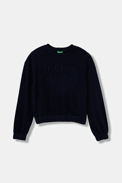 Дитяча бавовняна кофта United Colors of Benetton колір синій