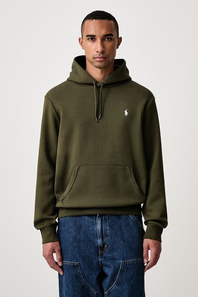 Кофта з капюшоном чоловіча Polo Ralph Lauren колір зелений