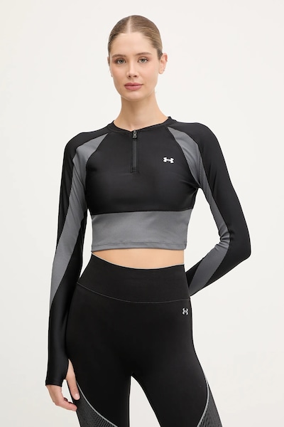 Majica dugih rukava za trening Under Armour boja: crna, 6003981