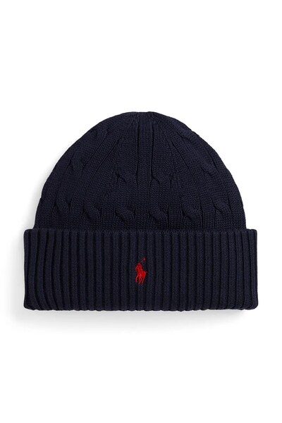 Шапка Polo Ralph Lauren колір синій