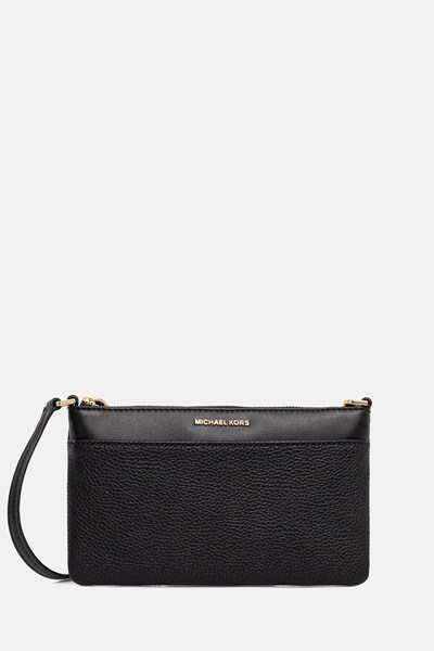Шкіряна сумка MICHAEL Michael Kors колір чорний