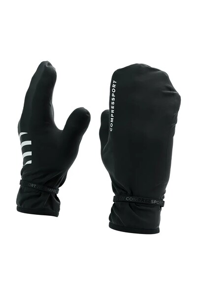 Рукавички Compressport Hurricane колір чорний