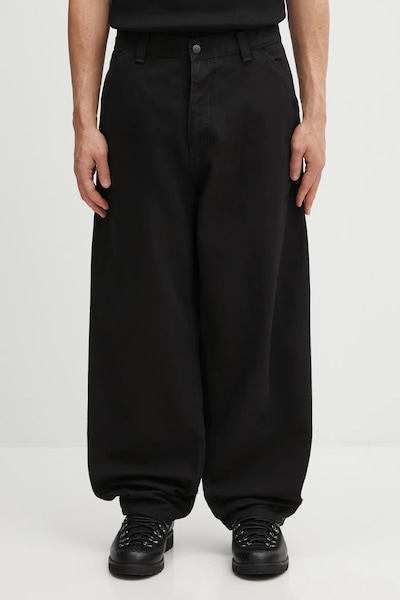 Бавовняні штани Carhartt WIP OG Single Knee Pant колір чорний прямі I035637.8906