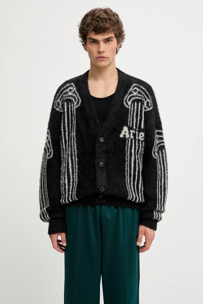 Джемпер Aries Oversized Chenille Column колір чорний