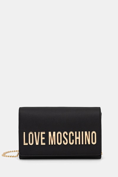 Τσάντα Love Moschino χρώμα: μαύρο, JC4103PP1NKD0000