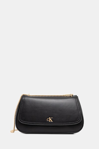 Calvin Klein crossbody torba za žene od imitacije kože crna LV04F3171G