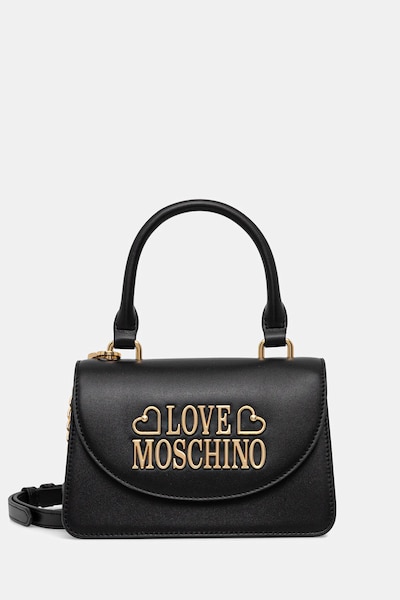 Τσάντα Love Moschino χρώμα: μαύρο, JC4335PP0NK1300A