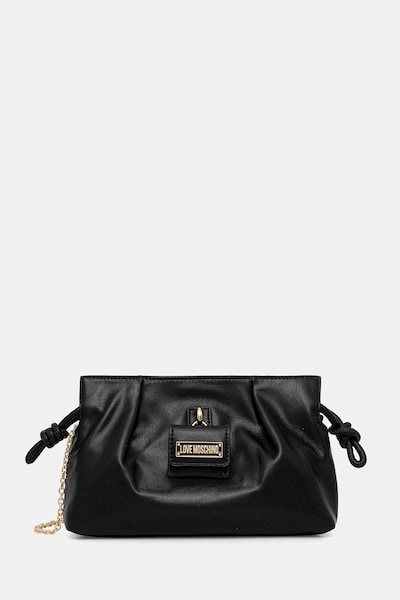 Τσάντα Love Moschino χρώμα: μαύρο, JC4363PP0NKN0000