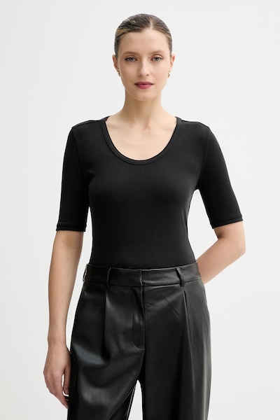 Μπλουζάκι Calvin Klein χρώμα: μαύρο, LV044D213G