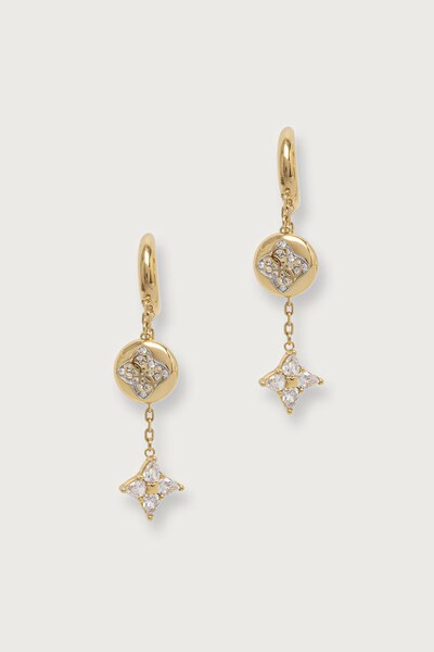 Сережки жіночі з нержавіючої сталі Guess SPINNING BLOOM