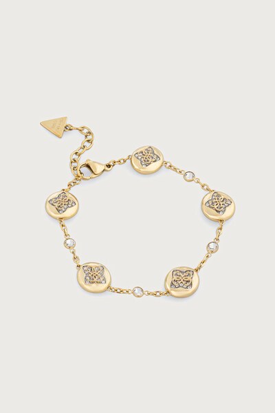 Браслет жіночий з нержавіючої сталі Guess SPINNING BLOOM