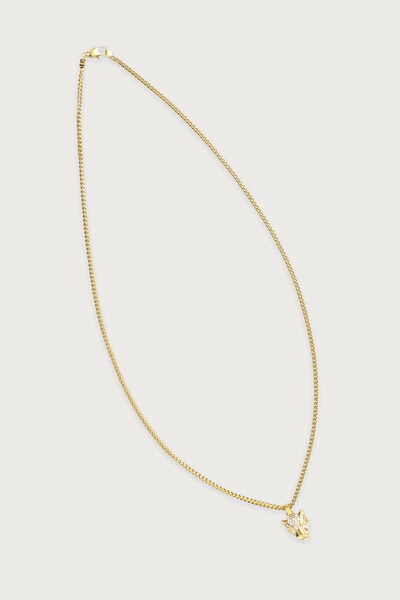 Намисто з підвіскою чоловіче з нержавіючої сталі Guess PANTHER
