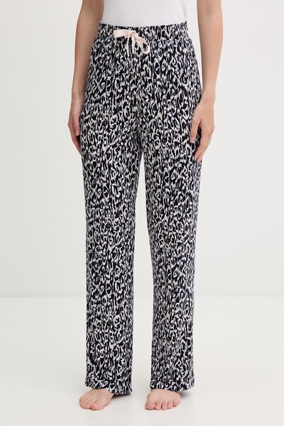 BOSS παντελόνι πιτζάμας γυναικείο με βισκόζη CI Design_Pants σκούρο μπλε 50562369
