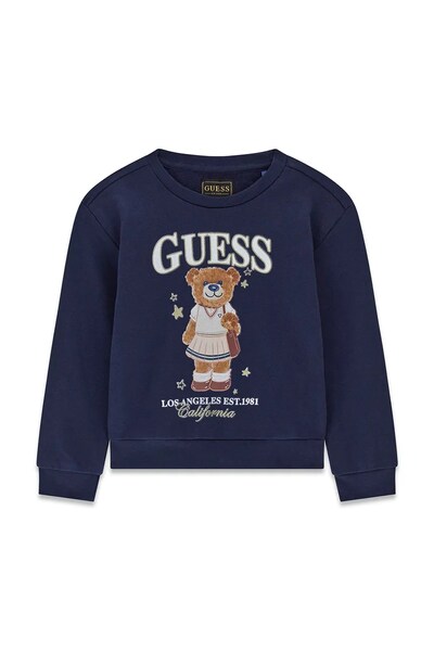 Кофта детская хлопковая Guess цвет темно-синий
