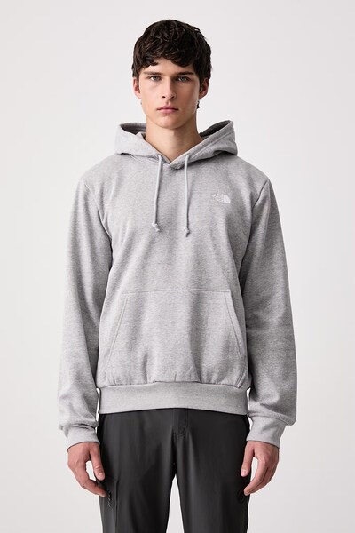 Кофта з капюшоном чоловіча з бавовною The North Face Evolution колір сірий