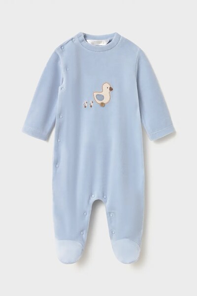 Повзунки дитячі 2 шт. Mayoral Newborn колір блакитний